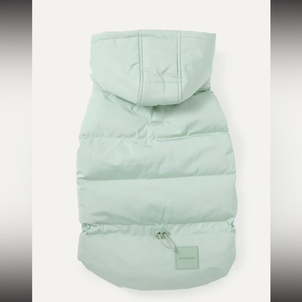 Maxbone Sub Zero Waterproof dog Jacket size S in mint fog never worn